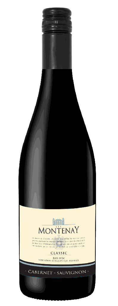 Les Montenay, Pays d’Oc IGP “Classic” Cabernet Sauvignon 2023