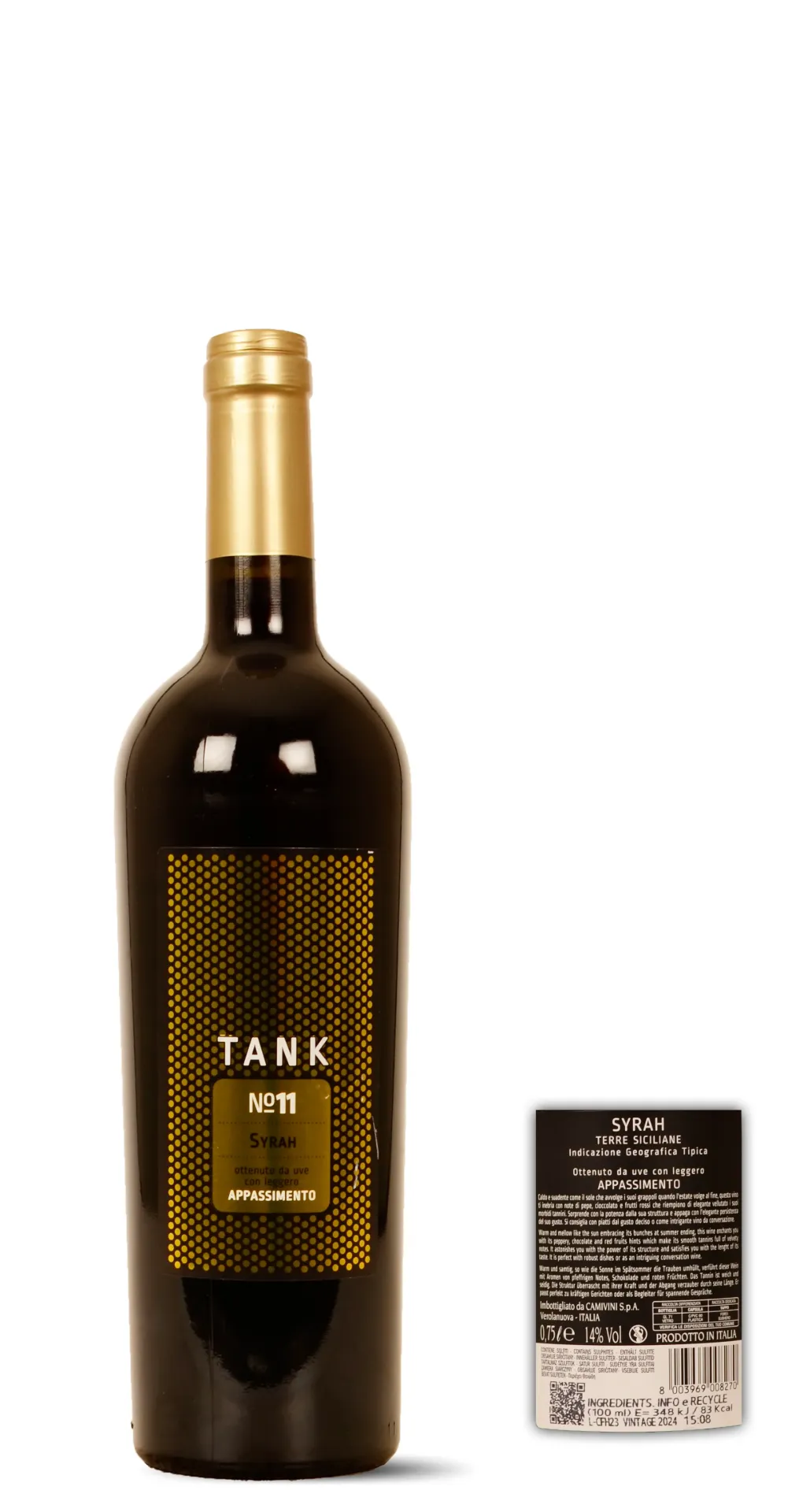 Selezione TANK Appassimento - Syrah - N°11 Terre Siciliane