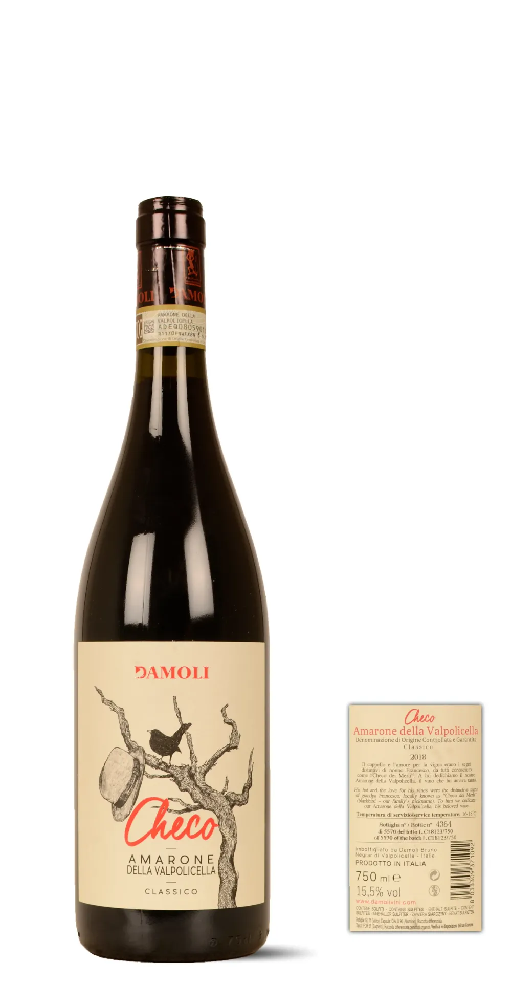 Damoli - Amarone della Valpolicella Classico DOCG Checo