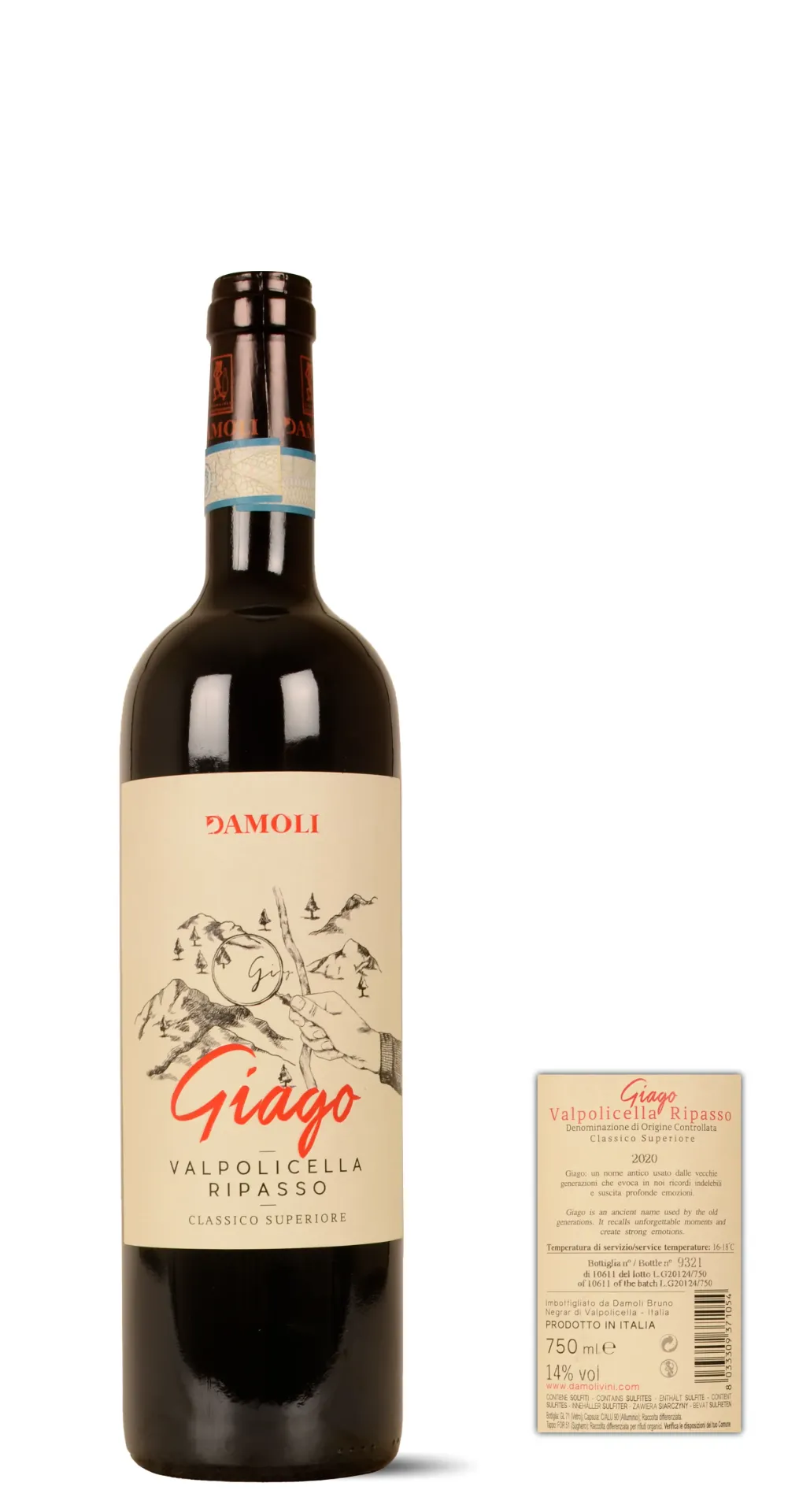 Damoli - Valpolicella Classico Superiore DOC Ripasso