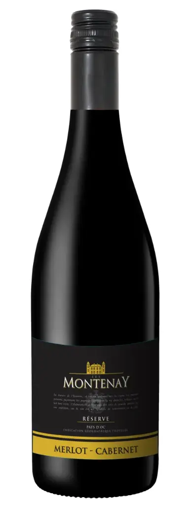 Les Montenay, Pays d’Oc IGP Merlot-Cabernet Sauvignon “Réserve Boisé” 2021