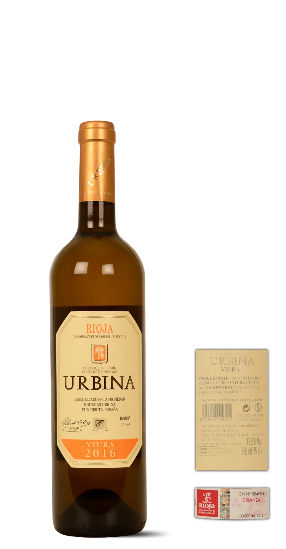 Bodegas Urbina - Rioja Blanco 2016